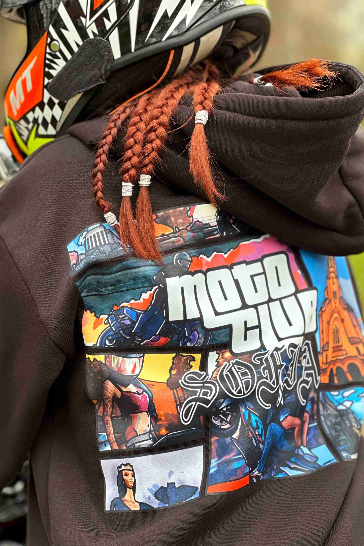 MOTO Oversize Худи