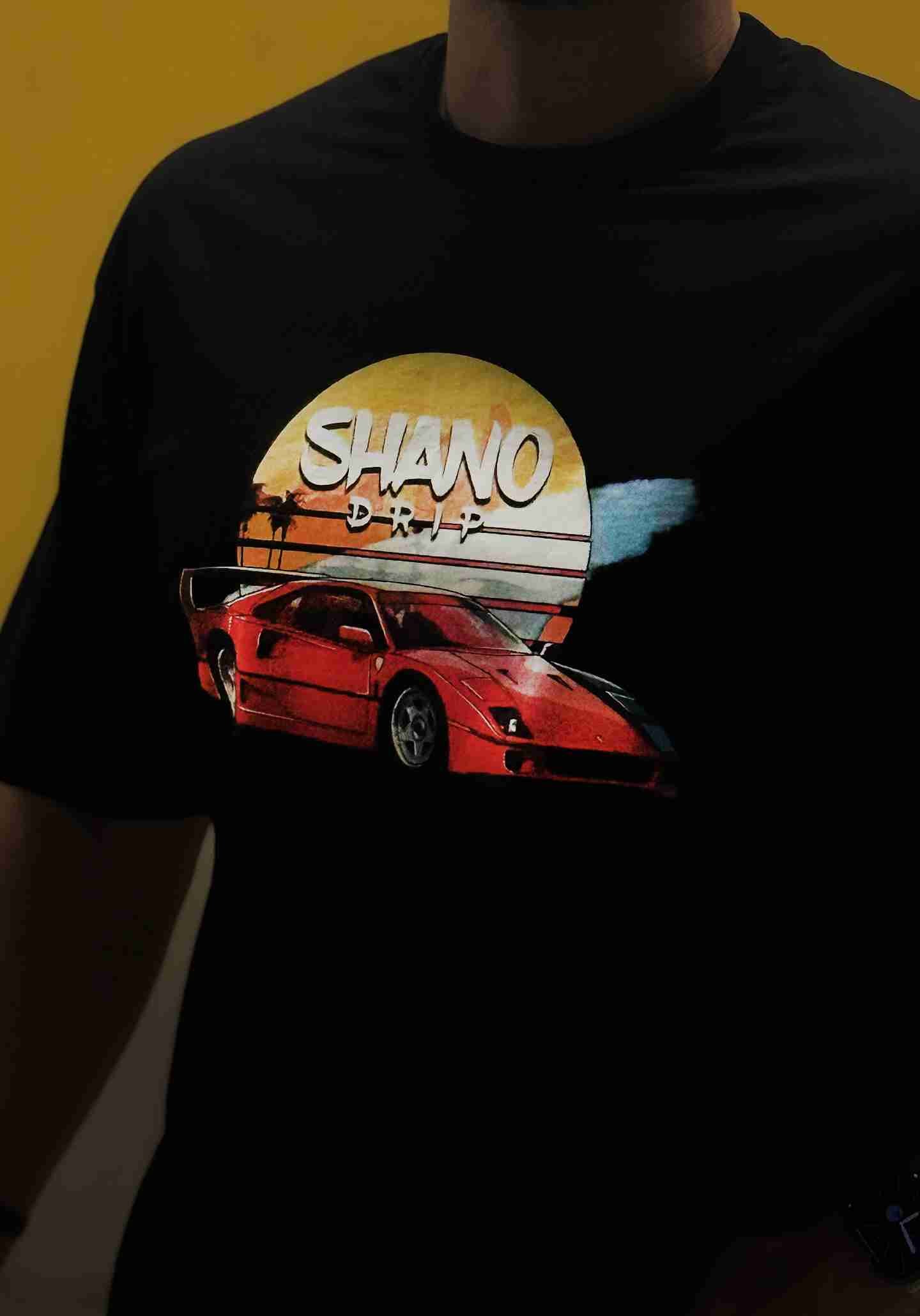 Vaporwave Ferrarri Oversize Тениска