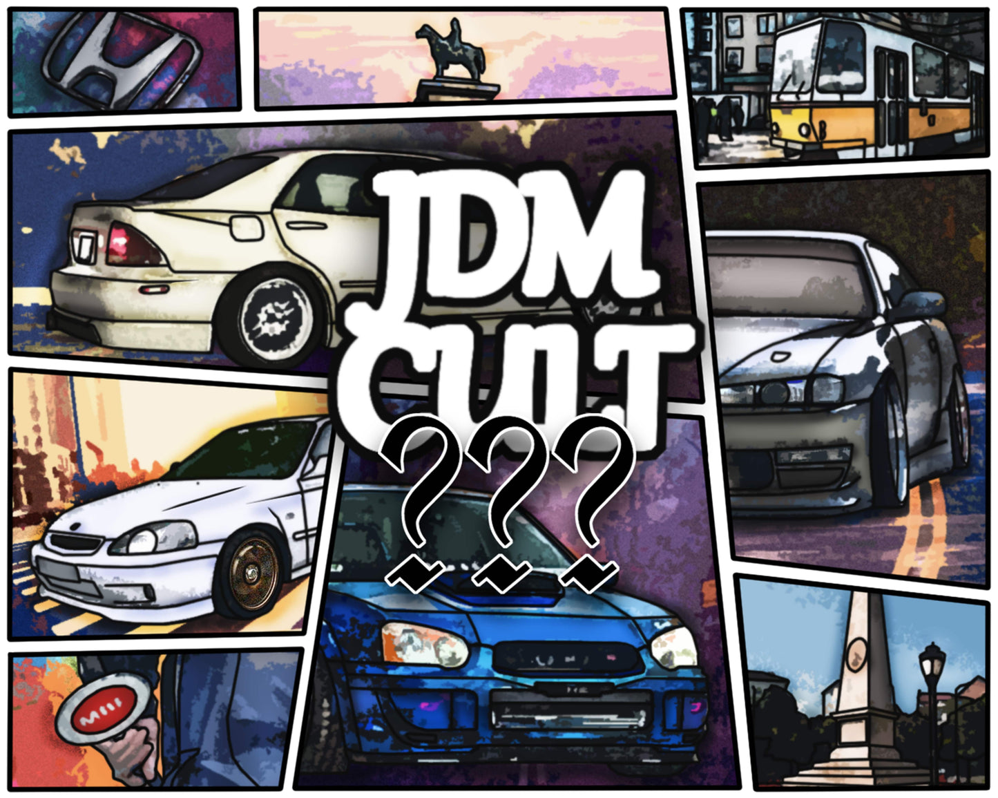 JDM Oversized Тениска