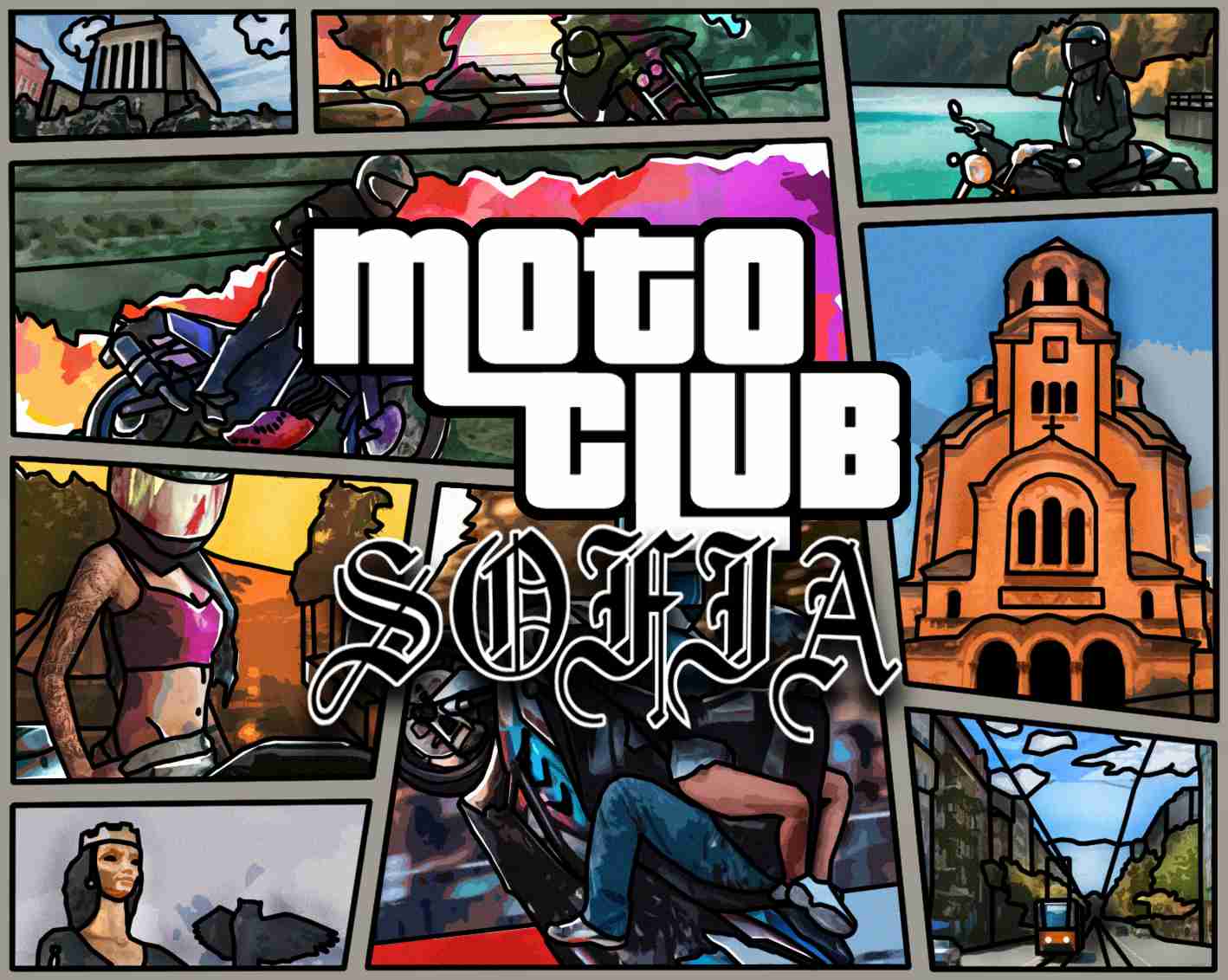 MOTO Oversize Худи
