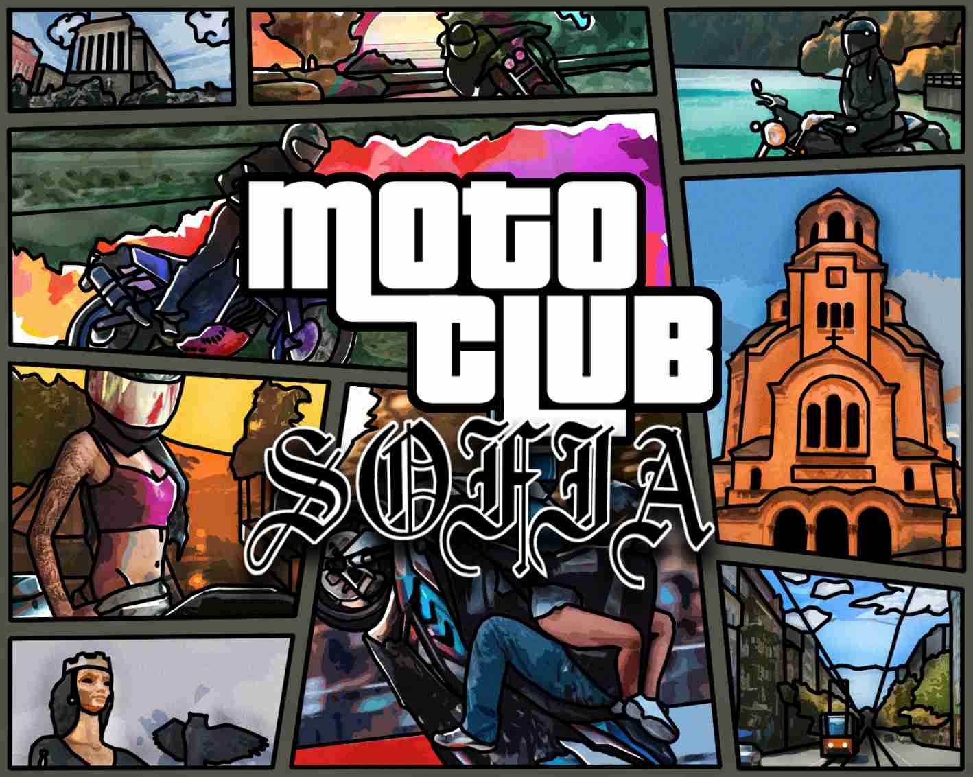 MOTO Oversize Худи