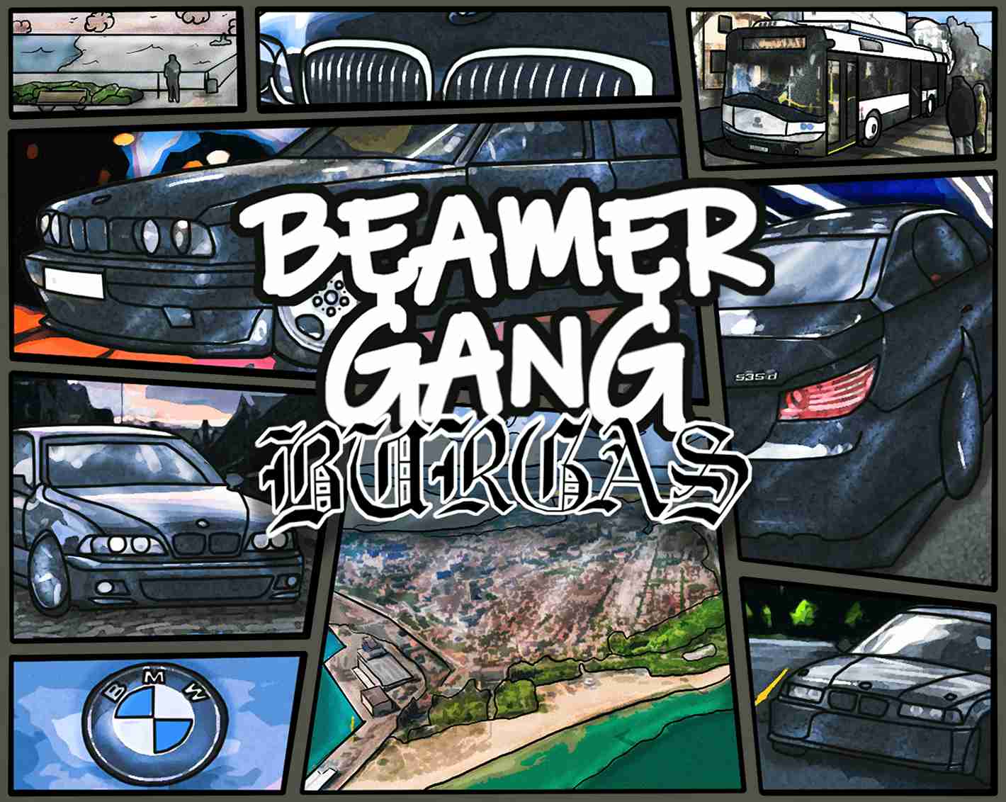 Beamer Gang Oversize Худи