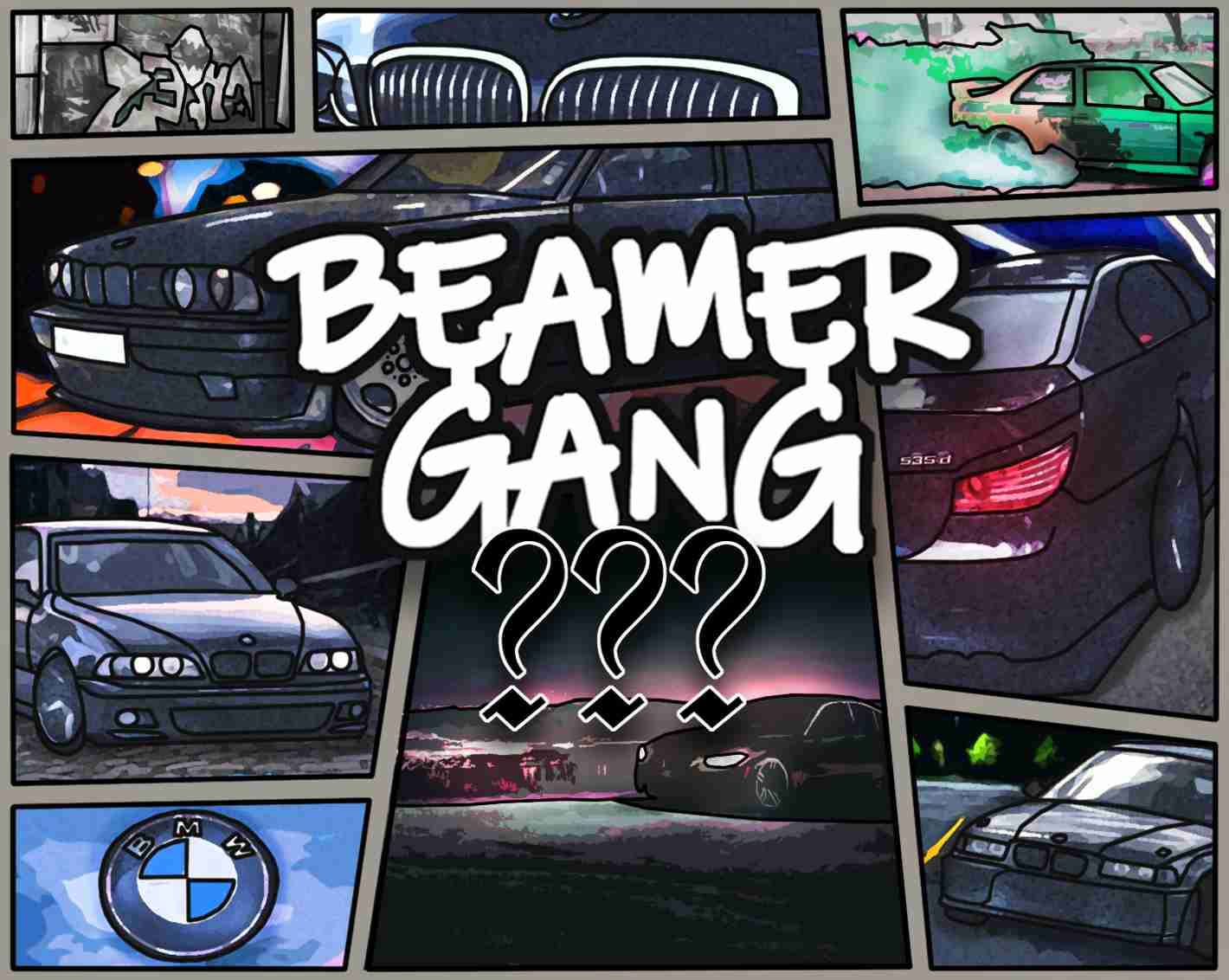 Beamer Gang Oversize Худи