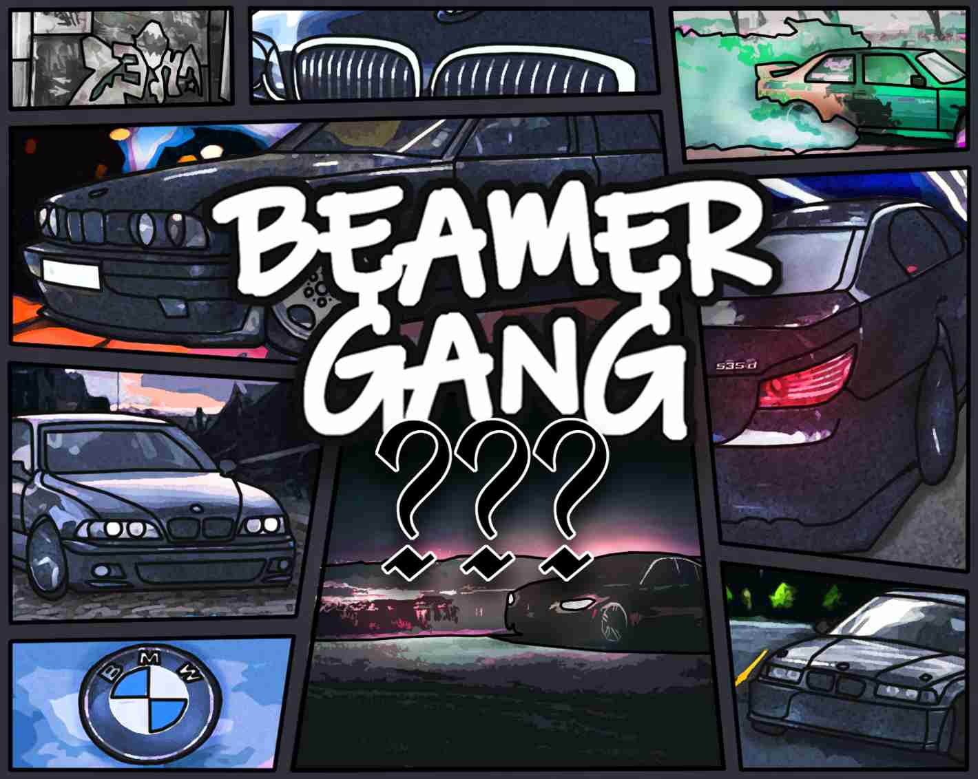 Beamer Gang Oversize Худи