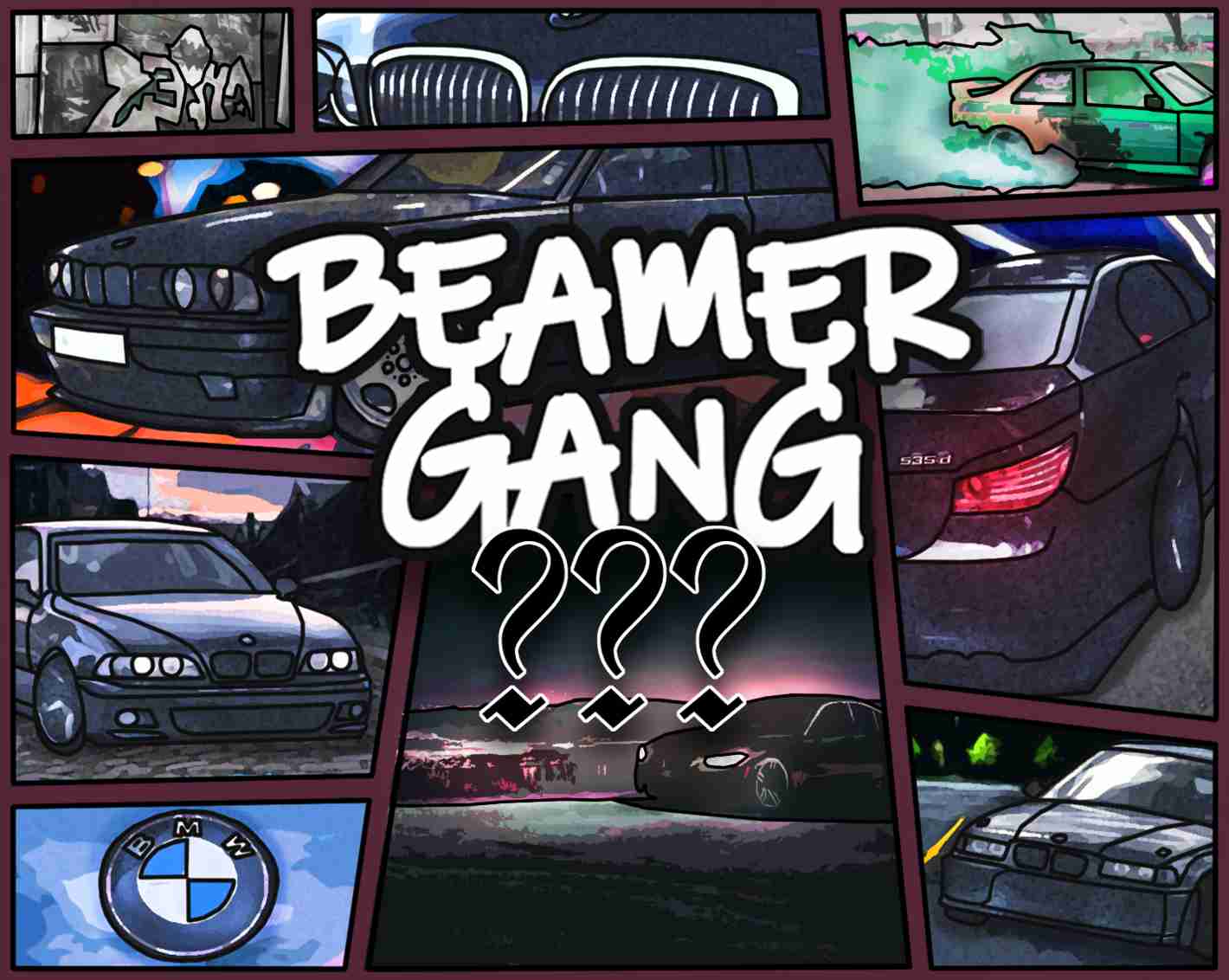 Beamer Gang Oversize Худи