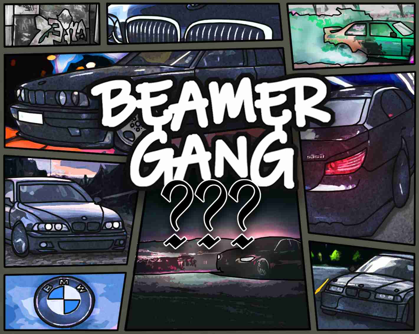 Beamer Gang Oversize Худи