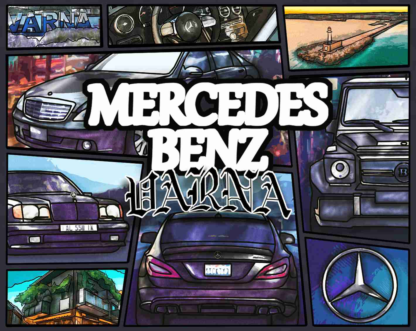 Mercedes-Benz Oversize Худи