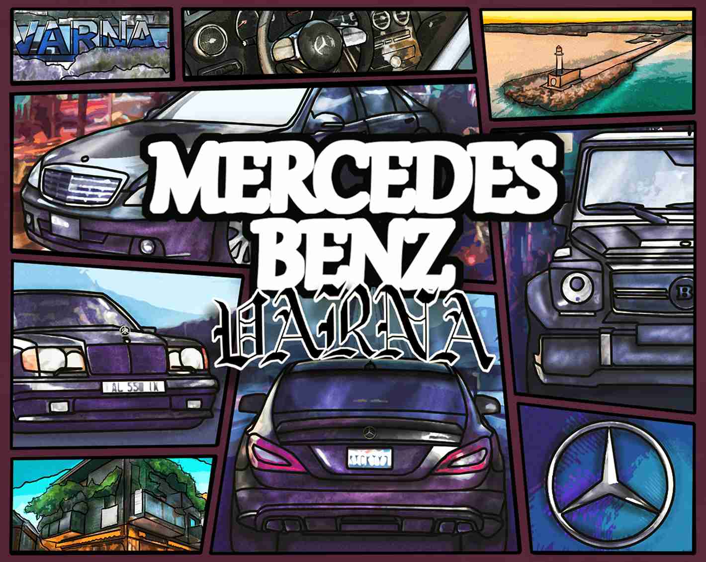 Mercedes-Benz Oversize Худи
