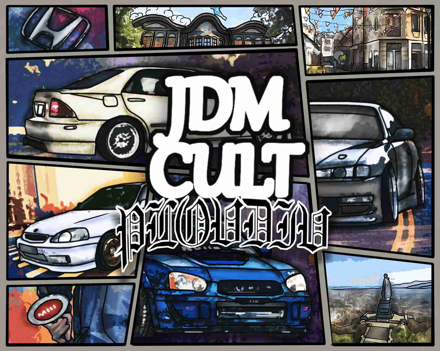 JDM Oversize Худи